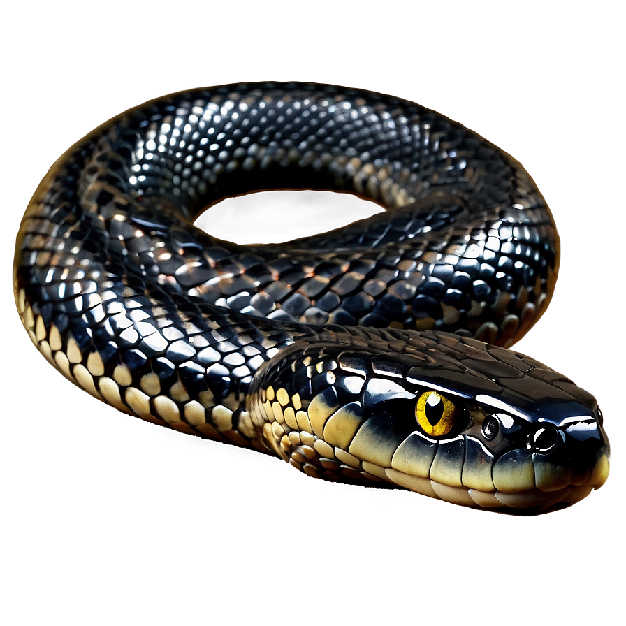 Black Snake A PNG