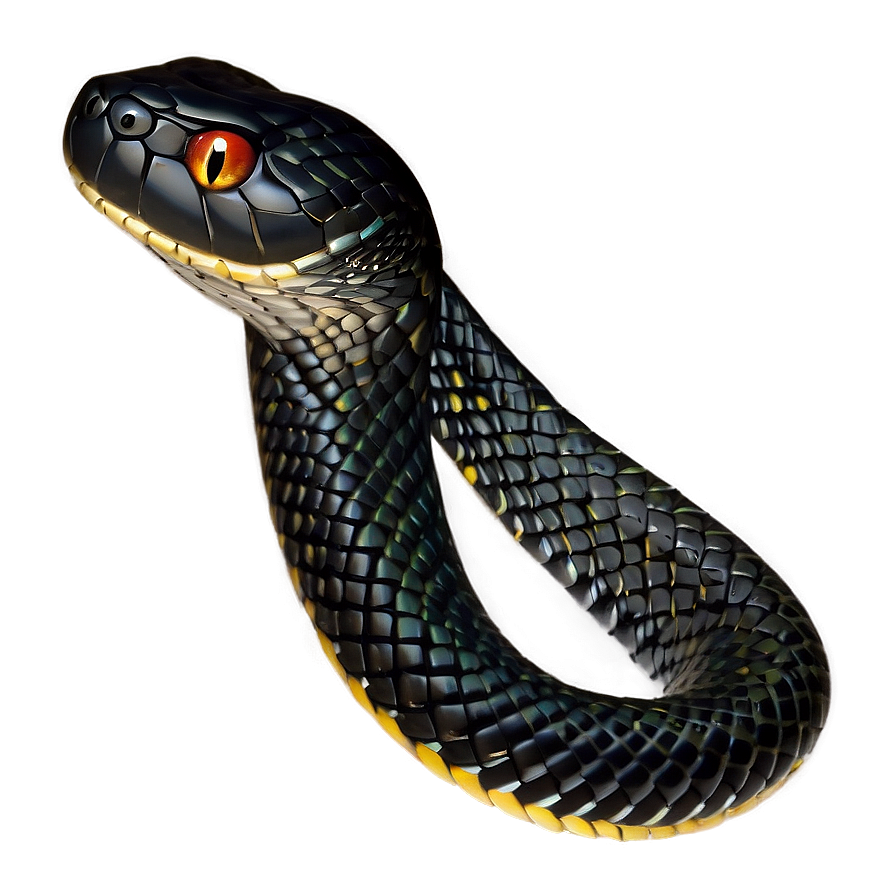 Black Snake Silhouette Png Cvg PNG