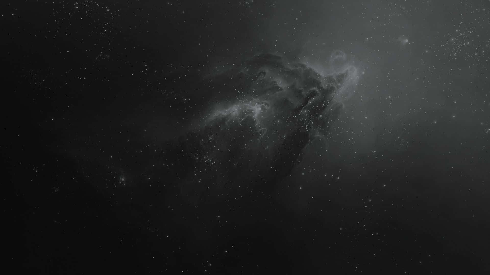 Explore the depths of outer space with a mysterious Black Space Wallpaper