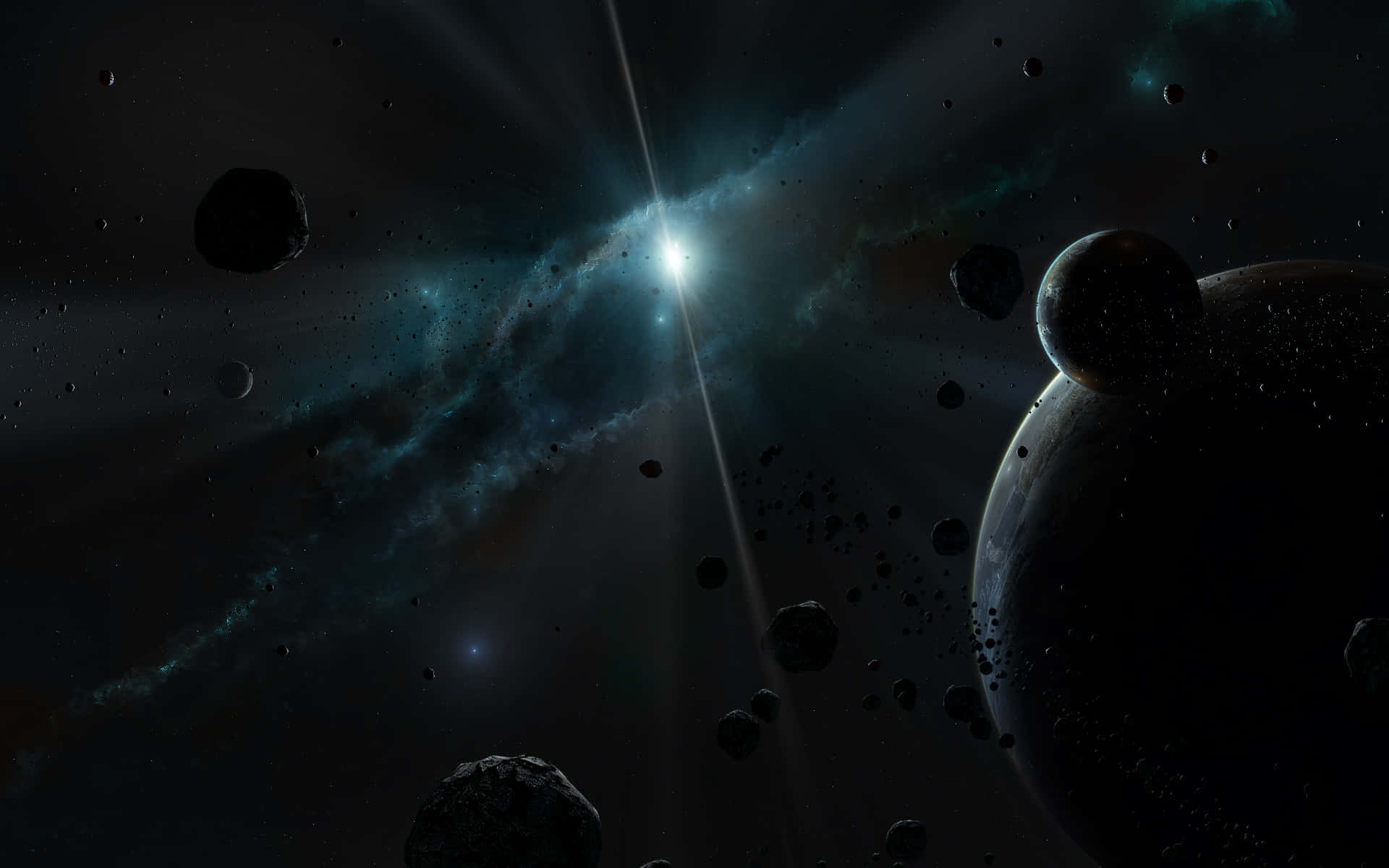 Explore the mysteries of space with a black background