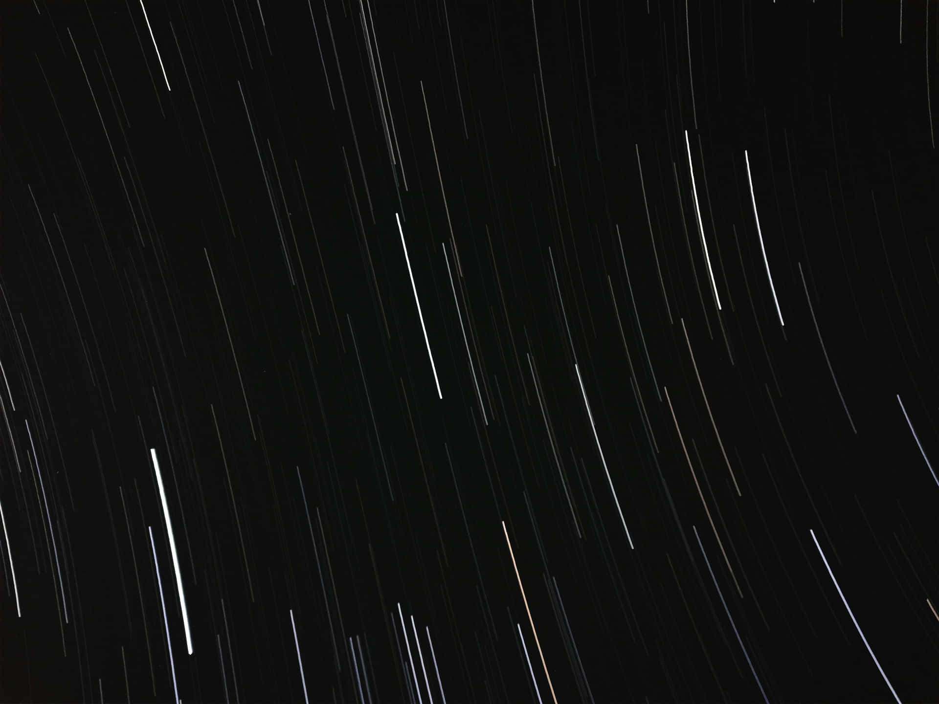 Star Trails In The Night Sky