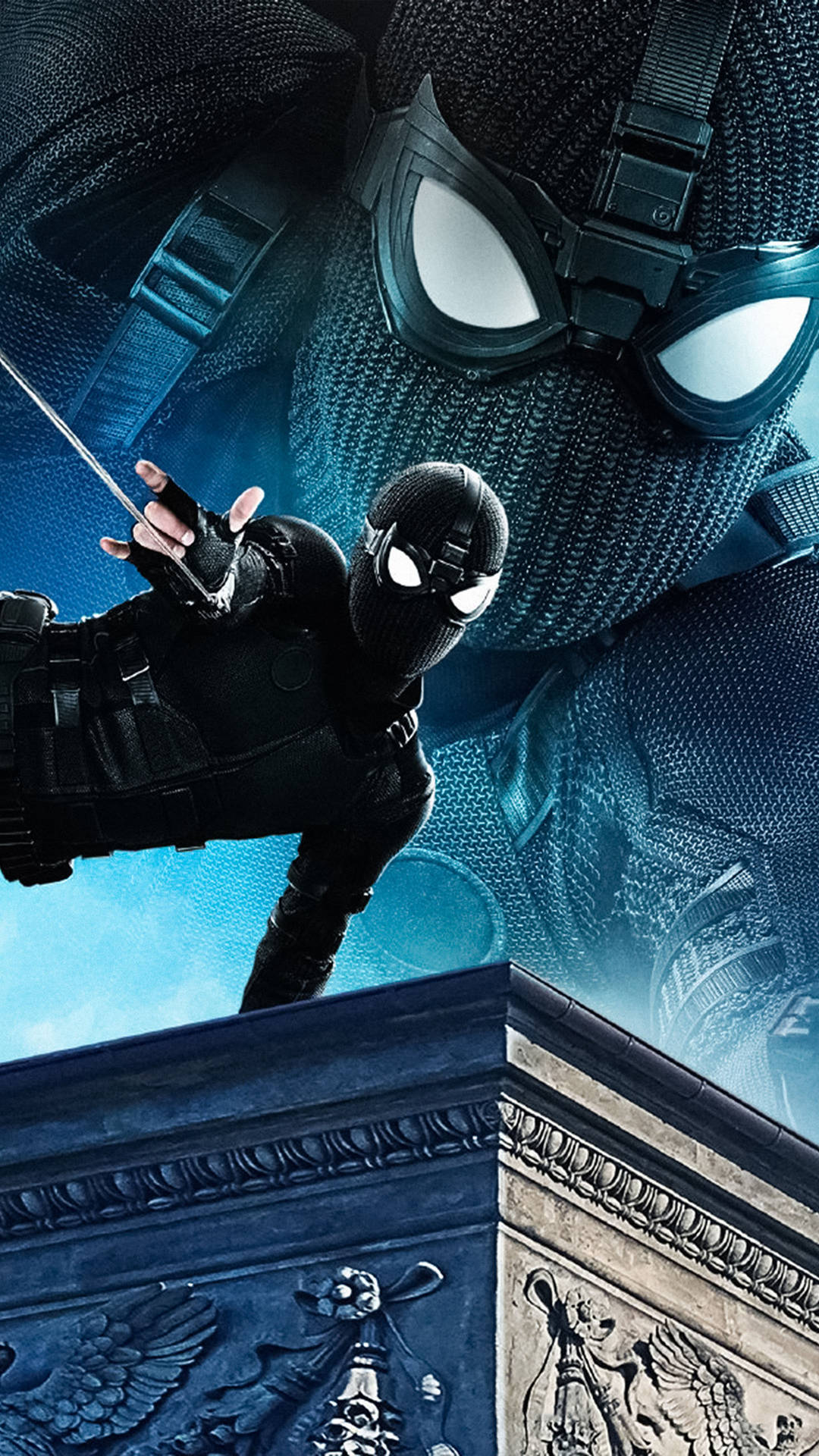Black Spider Man Mobile Wallpaper