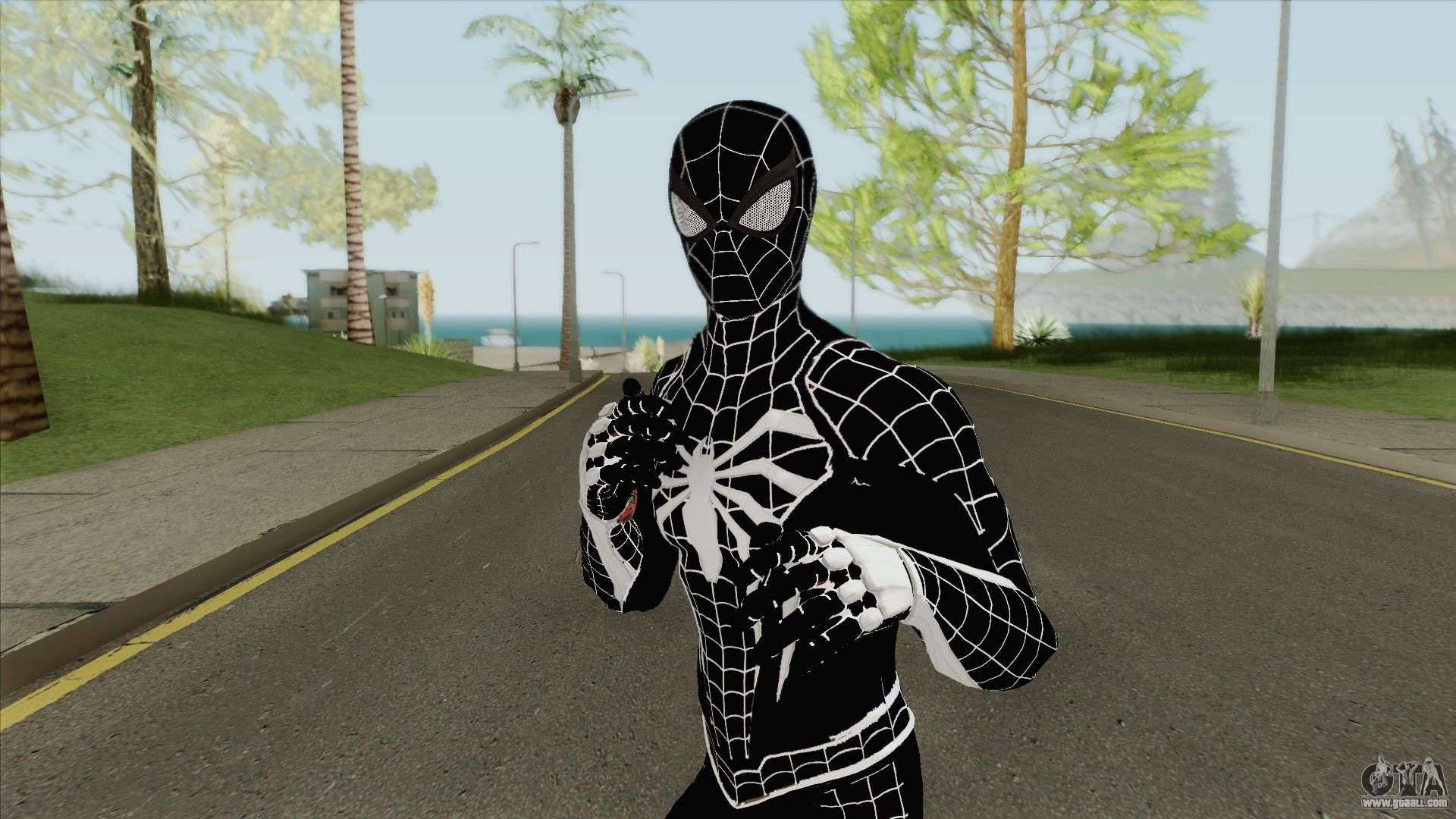 Download Black Spiderman On Gta San Andreas Wallpaper 