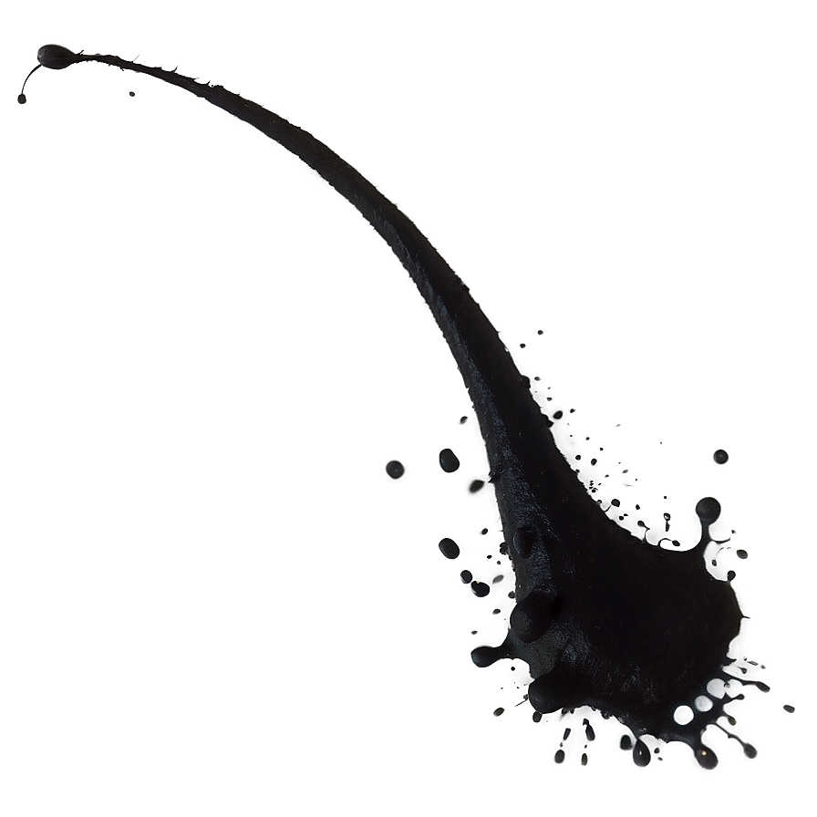 Black Splat Png 06122024 PNG