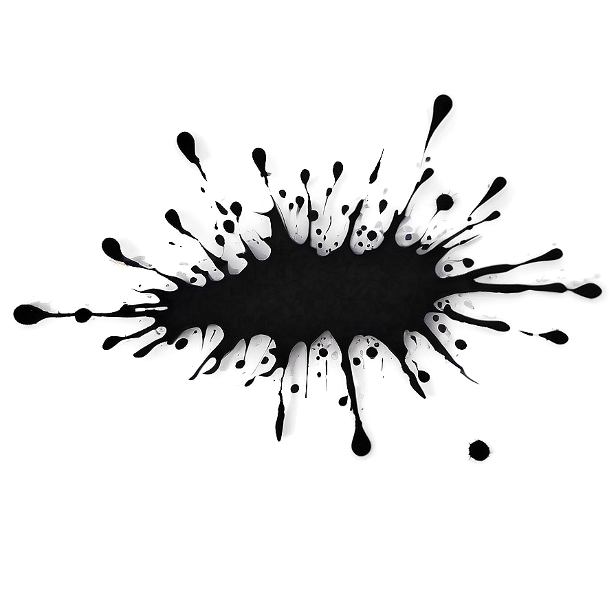 Black Splat Png 55 PNG