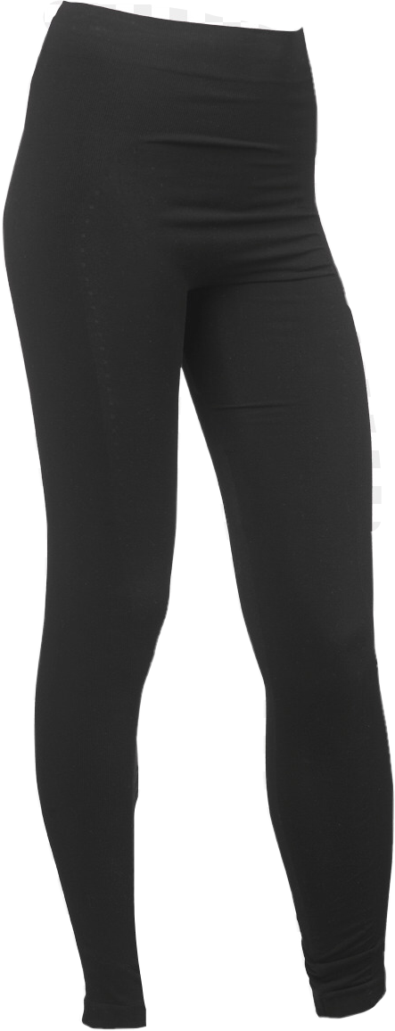 Black Sport Leggings Isolated PNG