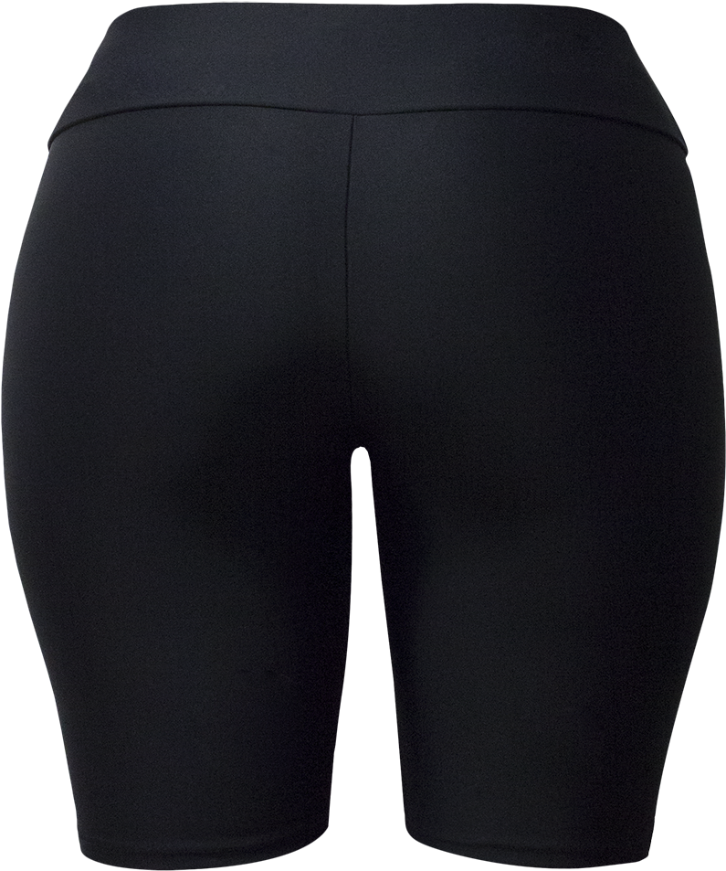 Black Sport Shorts Product View PNG