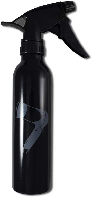 Black Spray Bottlewith Trigger Nozzle PNG