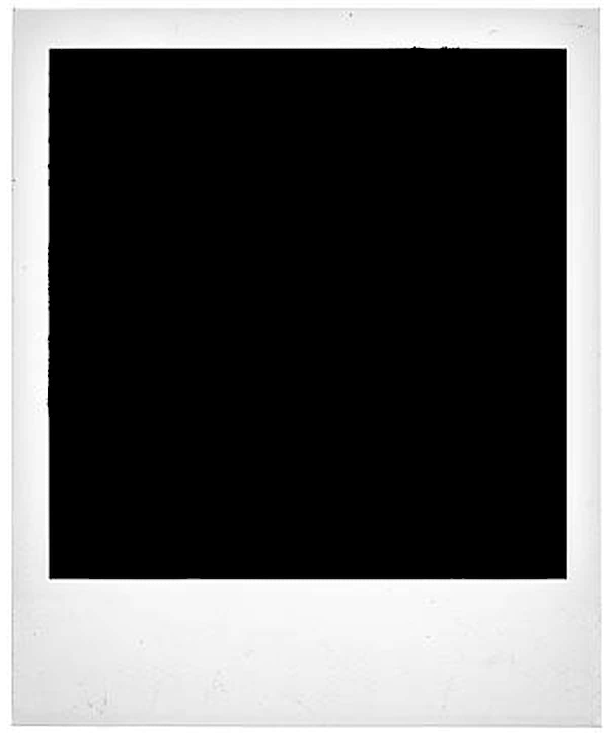 Black Square White Frame PNG
