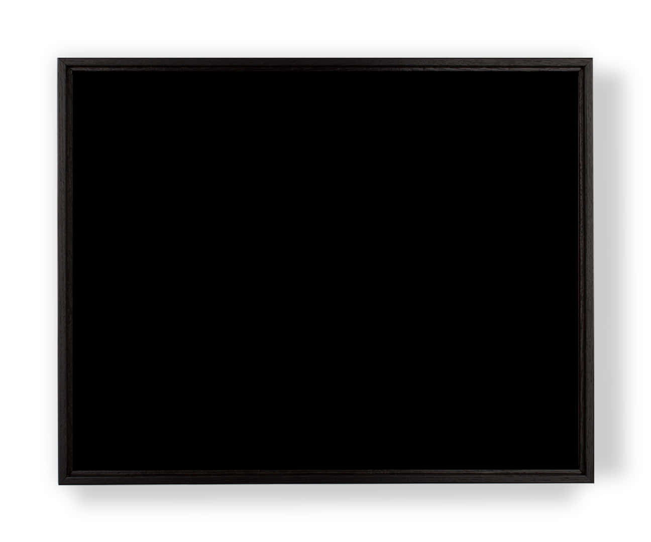 Black Square White Frame PNG
