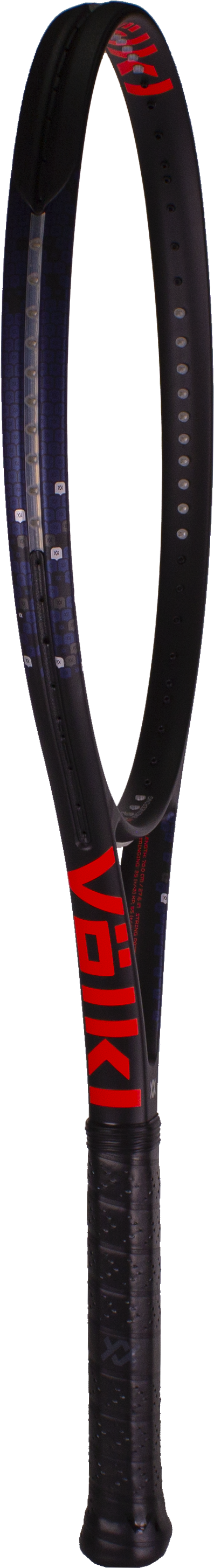 Black Squash Racket Vertical PNG