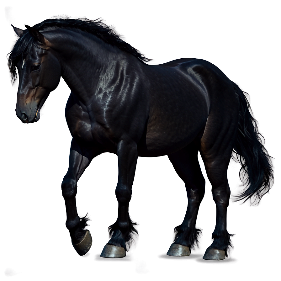 Black Stallion Horse Png Wmi2 PNG