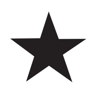 Black Star Icon PNG