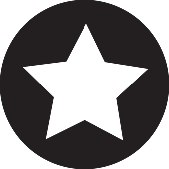 Black Star Icon PNG