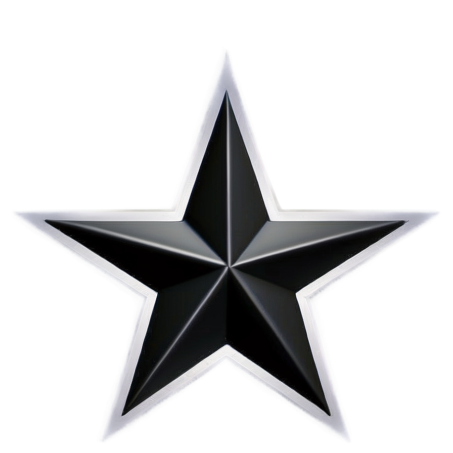 Black Star Icon Png Hrg9 PNG