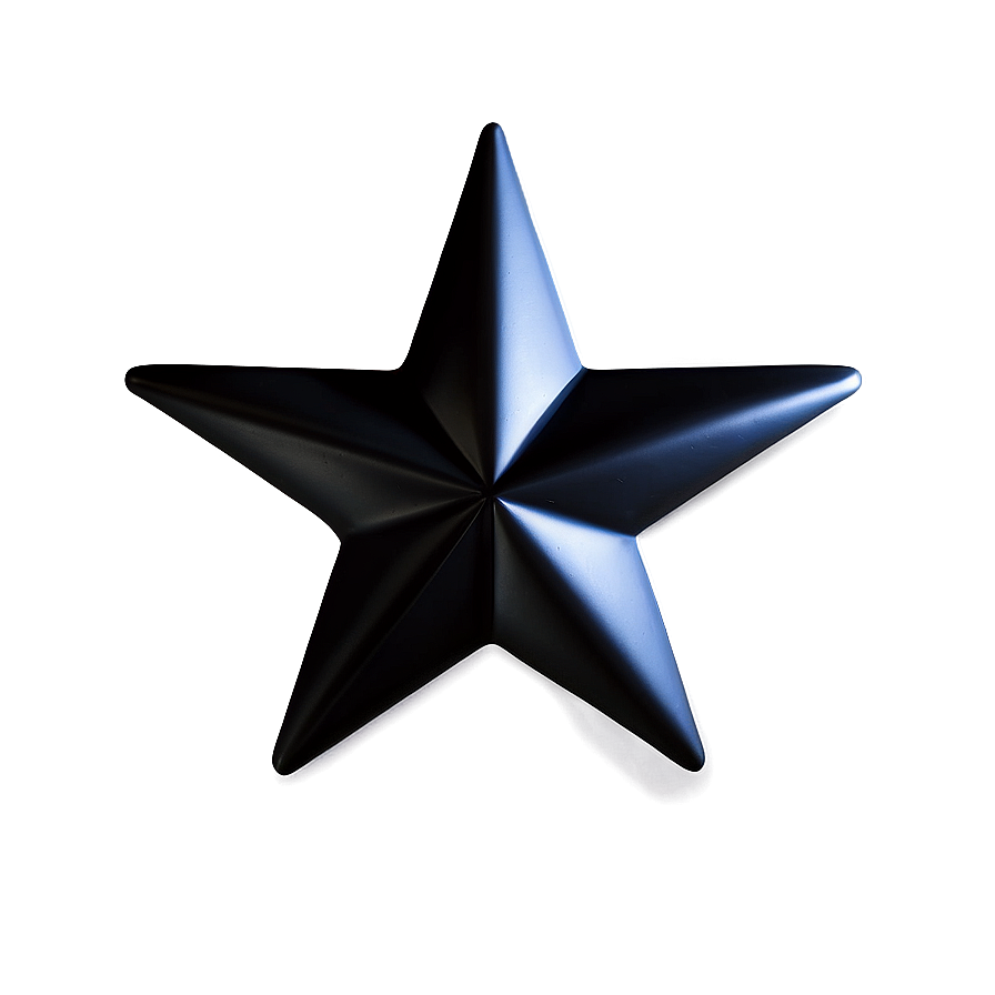 Black Star Icon Png Rbi5 PNG