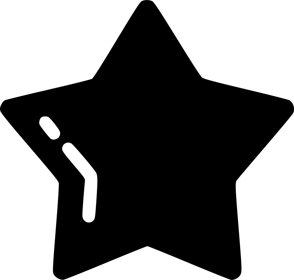 Black Star Icon Silhouette PNG