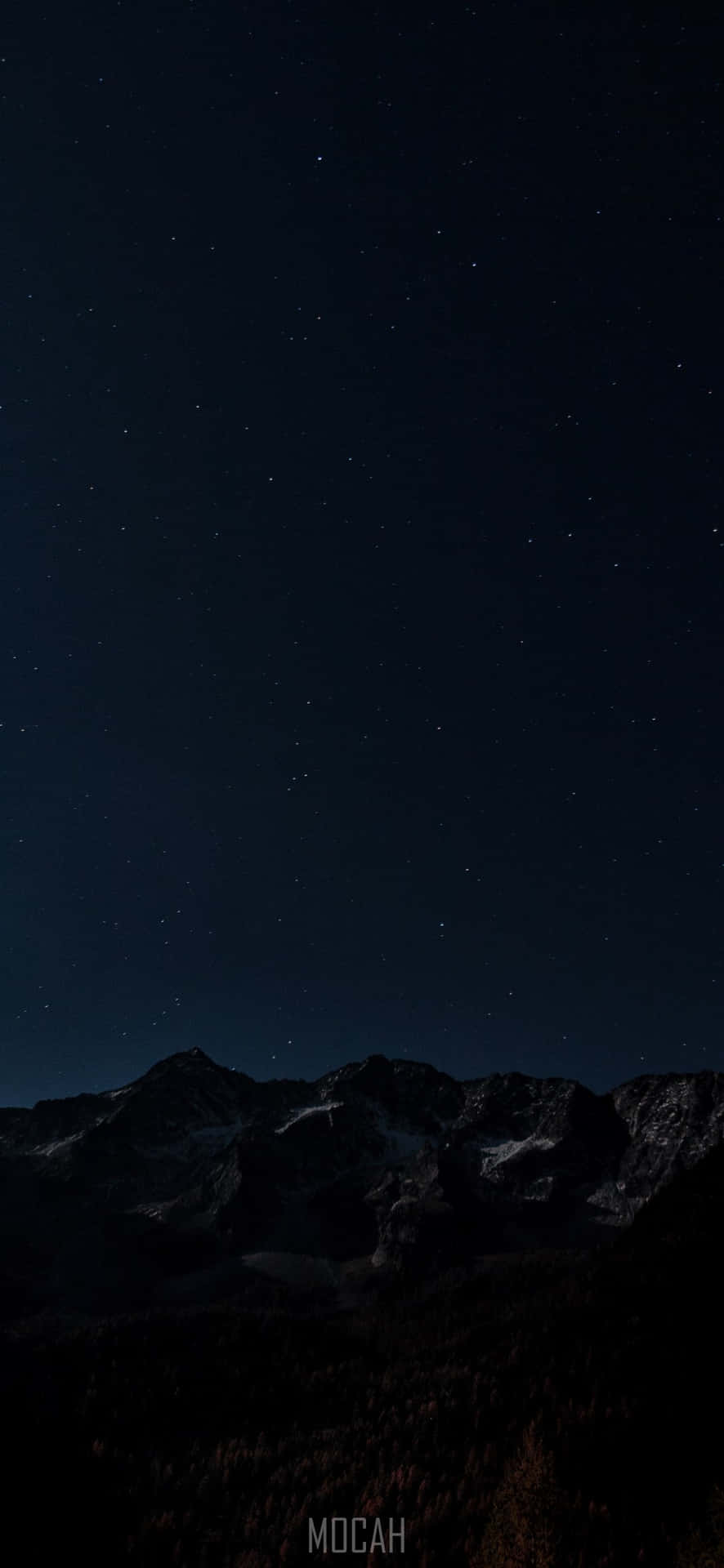 Black Starry Background 1080 X 2340