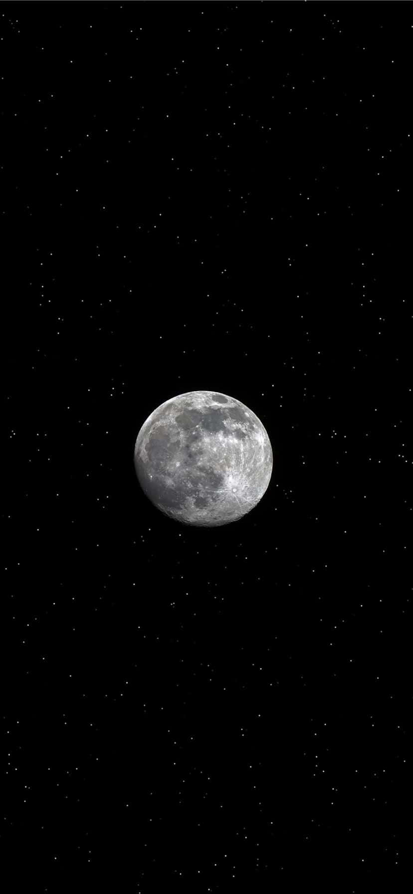 Nocheestrellada Negra Con Luna. Fondo de pantalla