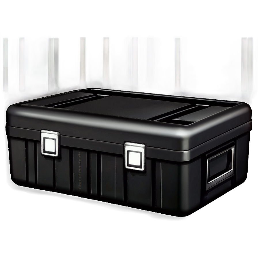 Black Storage Box Png Akd75 PNG