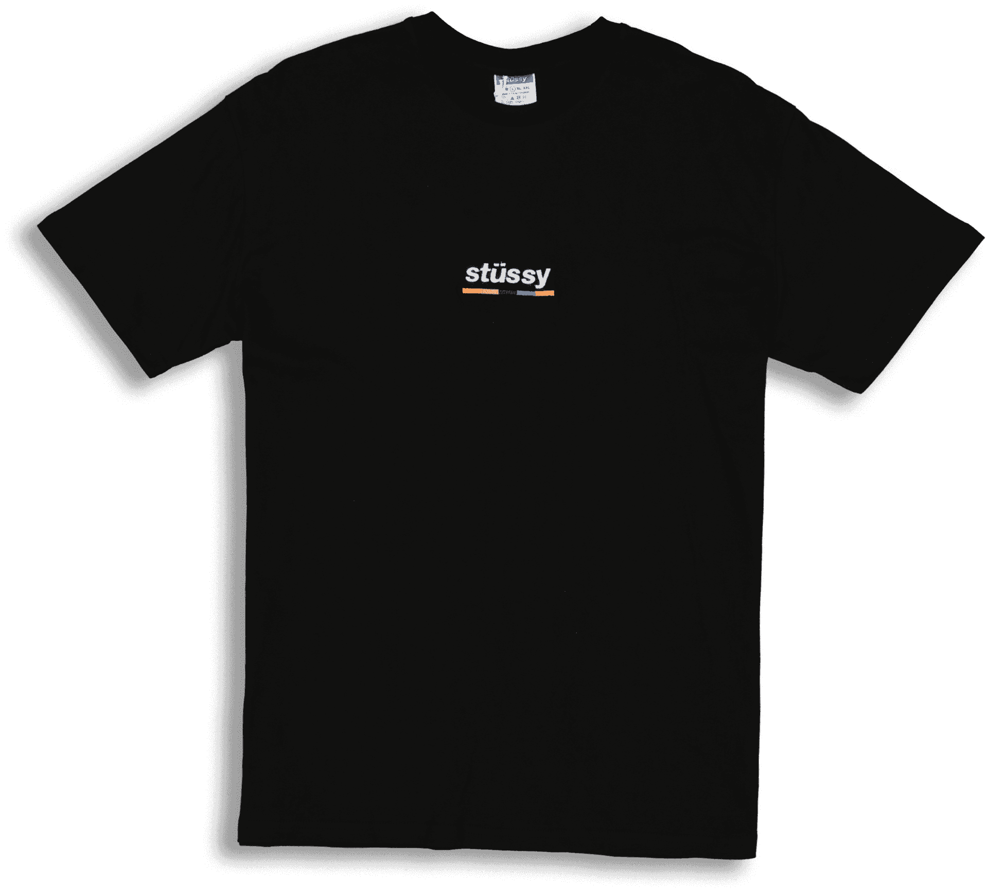 Black Stussy Logo T Shirt PNG
