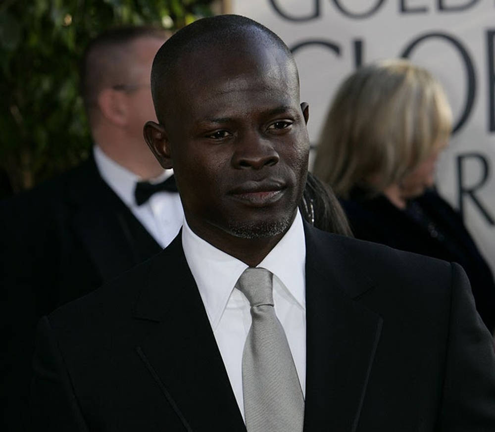 Black Suit Djimon Hounsou Wallpaper