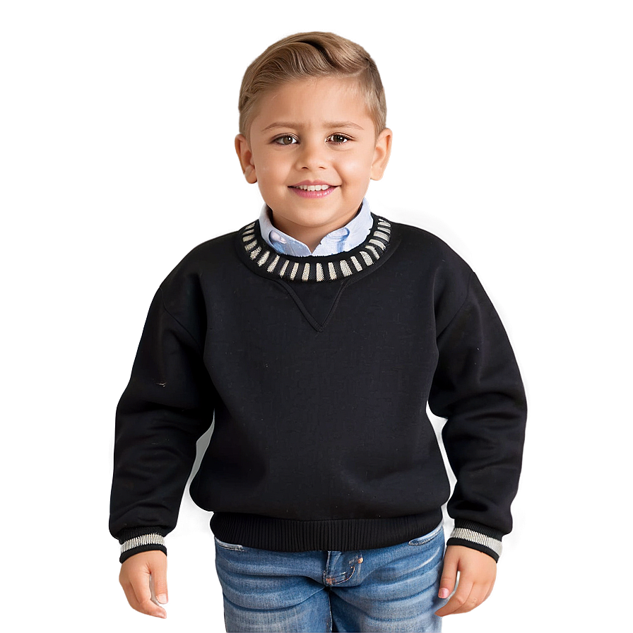 Black Sweater For Boys Png Rot PNG