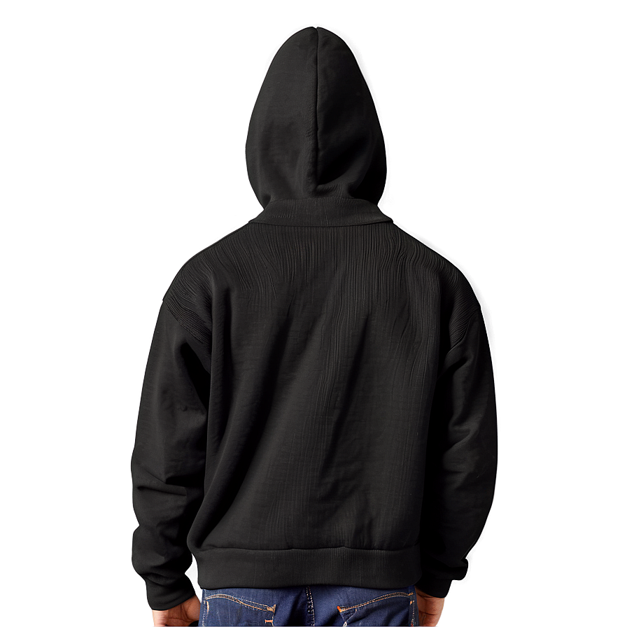 Black Sweater Jacket Png 06132024 PNG