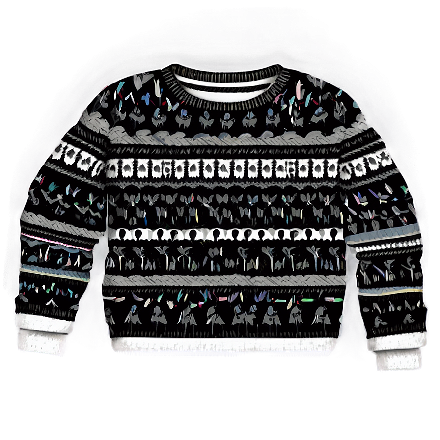 Black Sweater Pattern Png 88 PNG