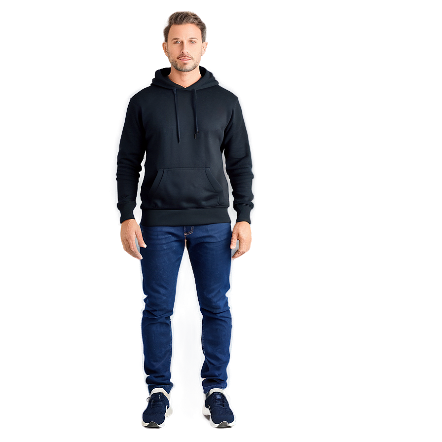 Black Sweater With Pockets Png 79 PNG