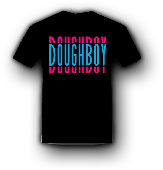 Black T Shirt Template Doughboy Graphic PNG