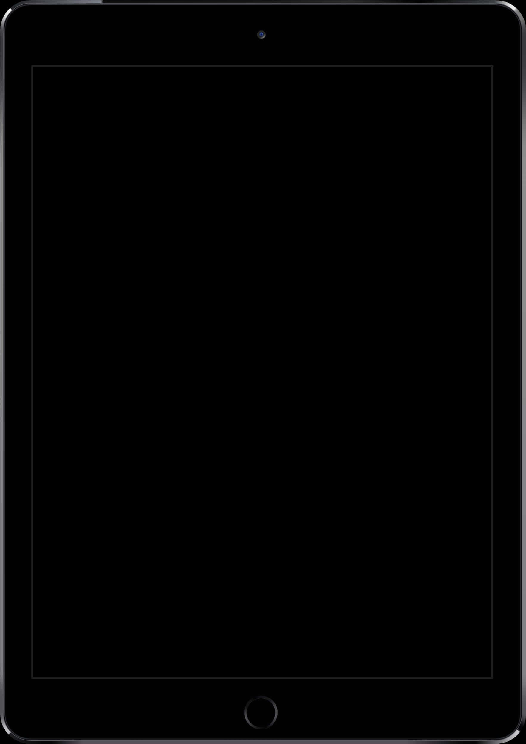 Download Black Tablet Frame Blank Screen | Wallpapers.com