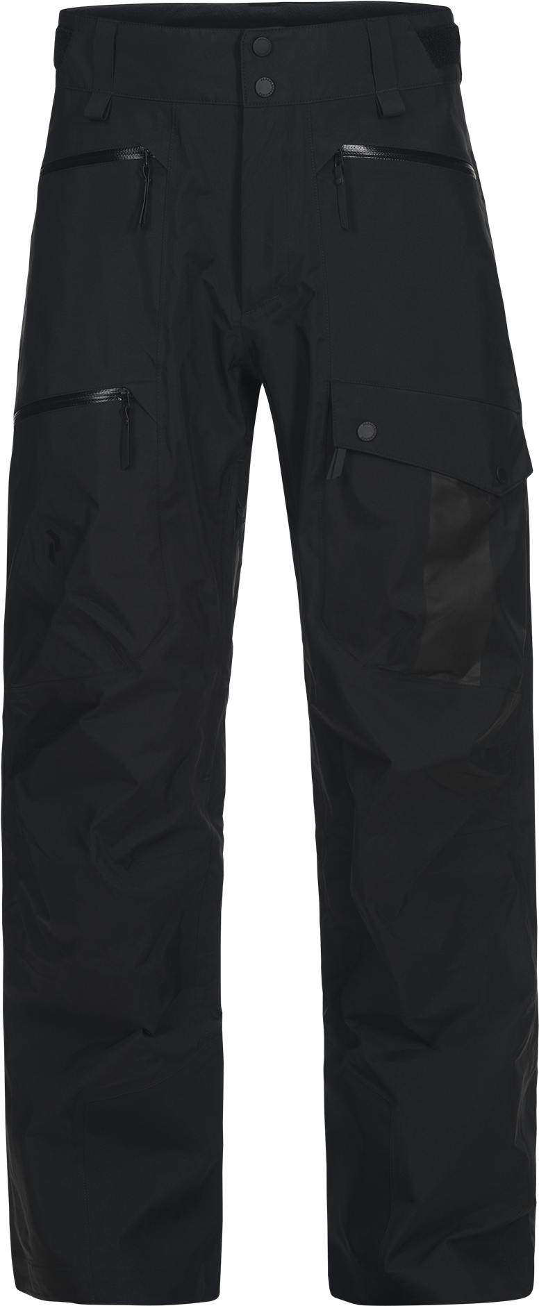 Black Tactical Cargo Pants PNG