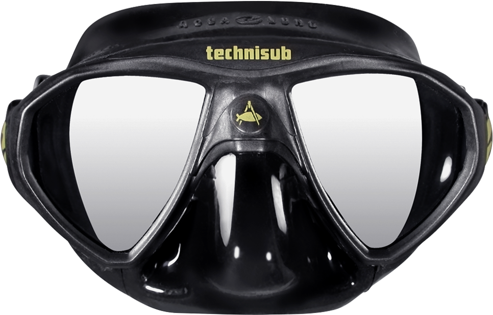 Black Technisub Snorkeling Mask PNG