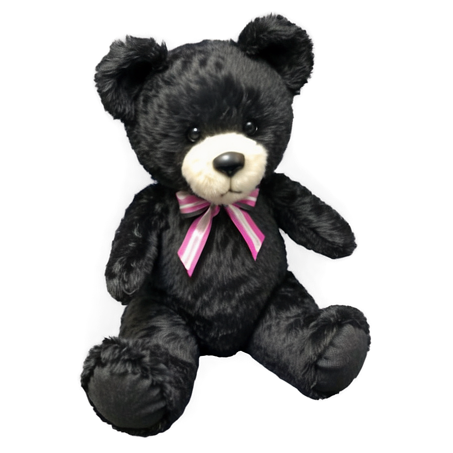 Black Teddy Bear Png Scl PNG