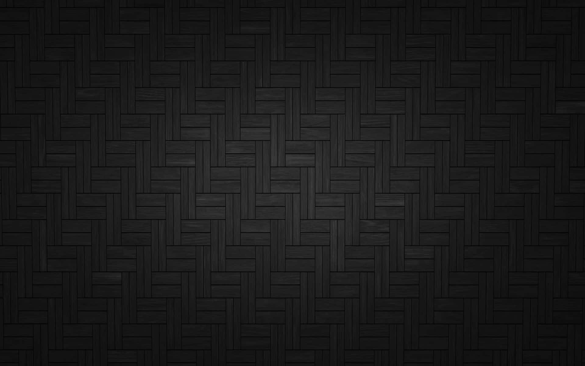 Interconnected Black Woven Wooden Texture Background