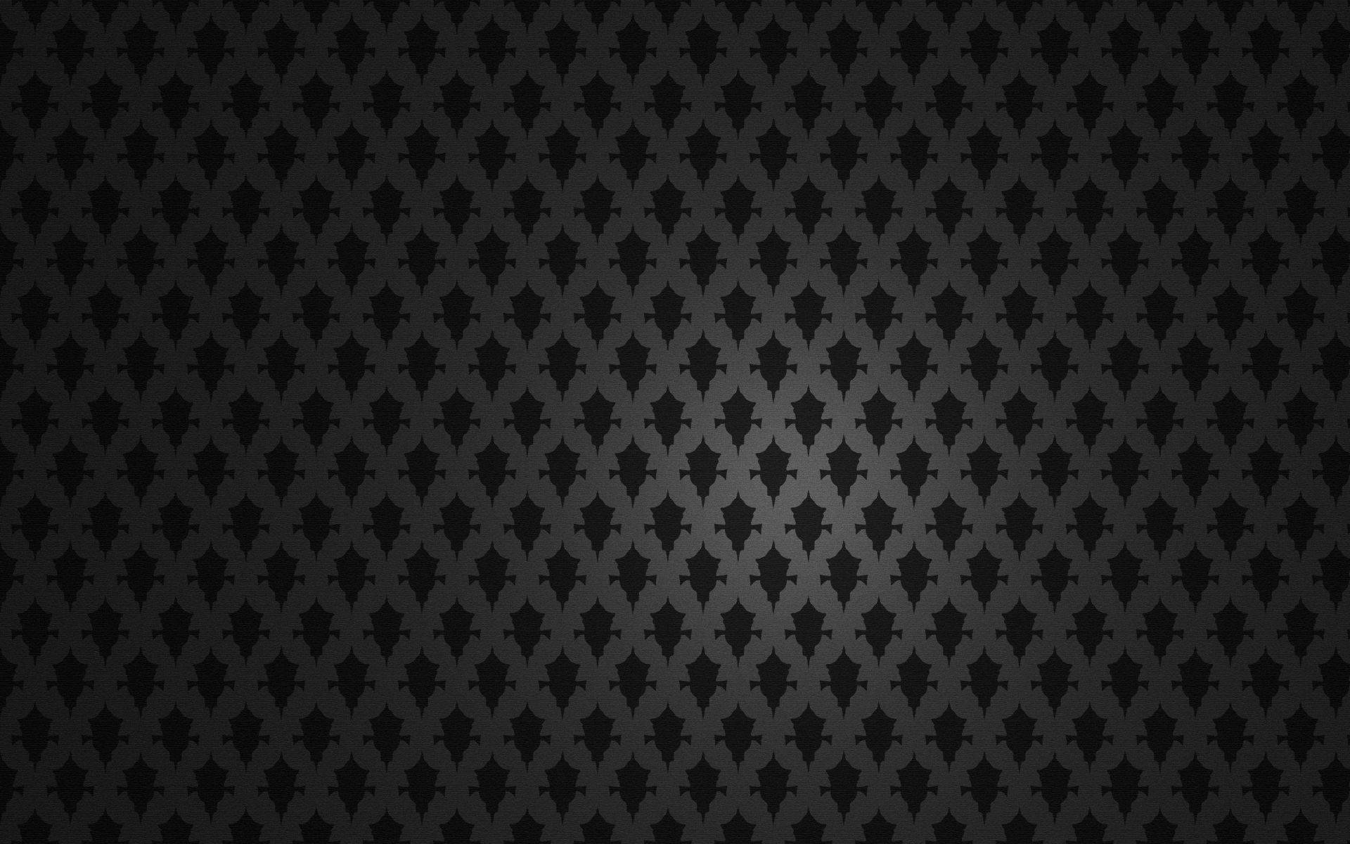 Black Texture Crest Pattern Wallpaper