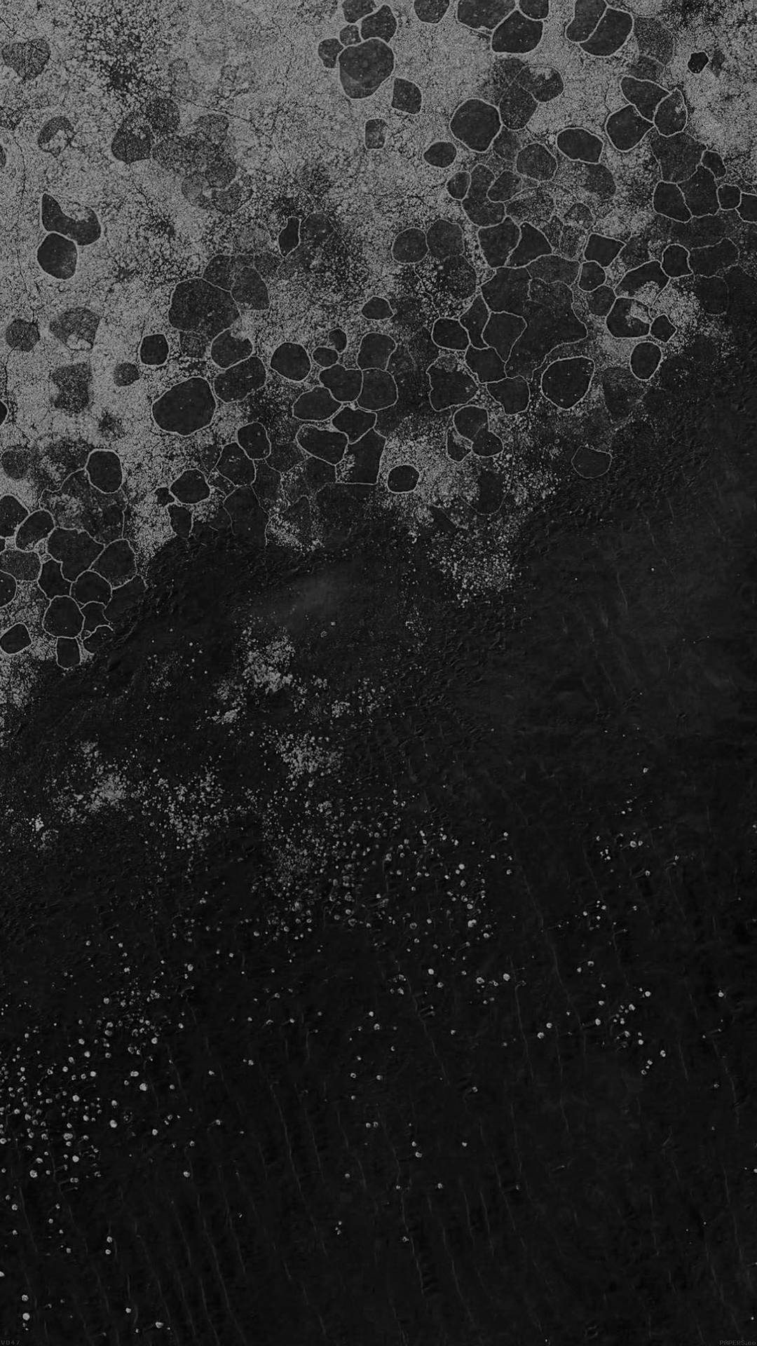 Black Texture Paint Blotches Wallpaper