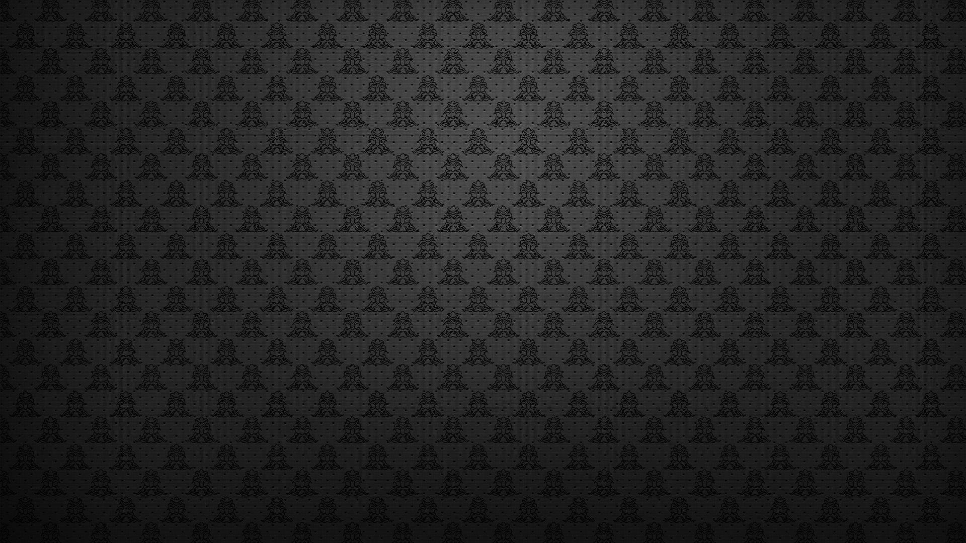 Black Texture Shield Pattern Wallpaper
