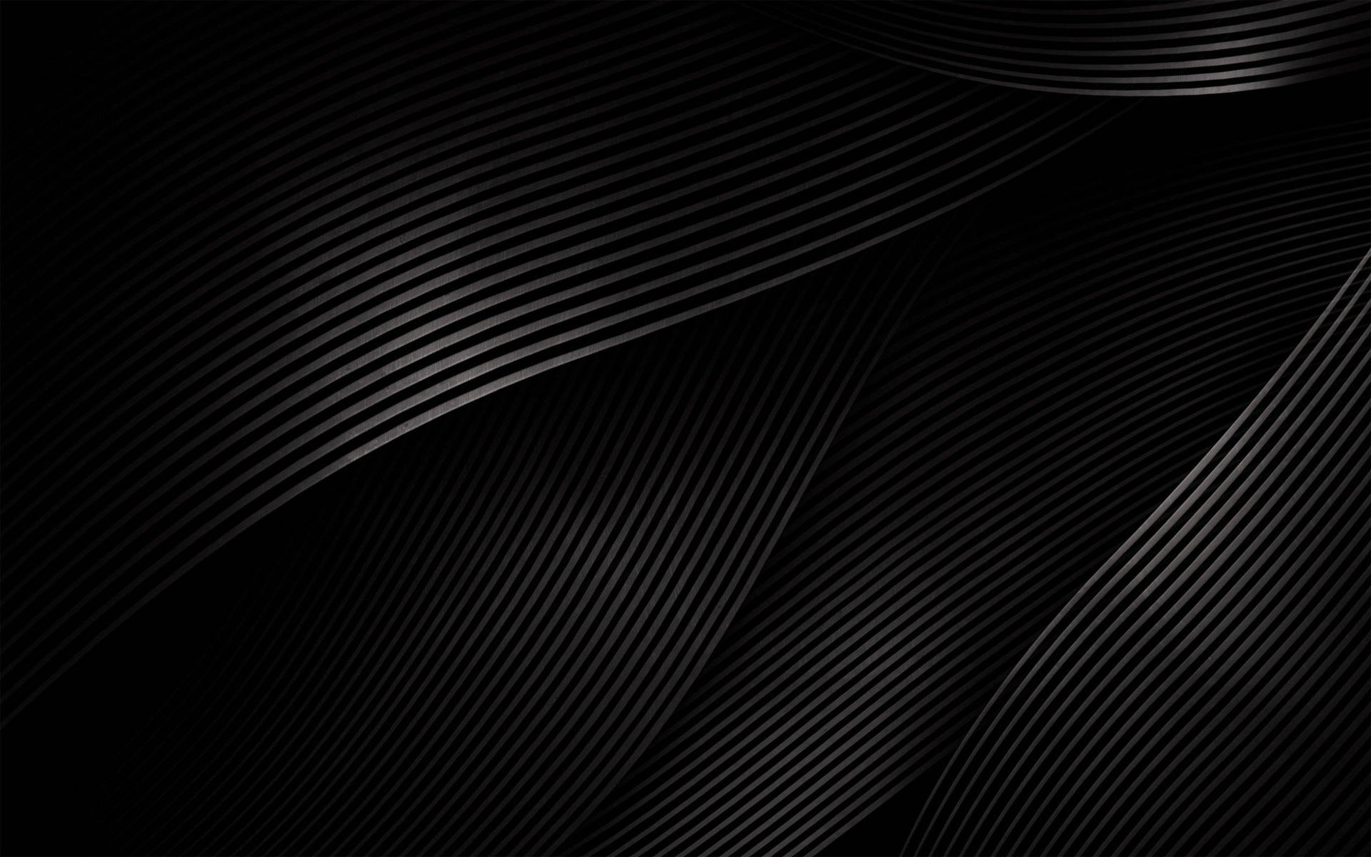 Black Texture Waves Pattern Wallpaper