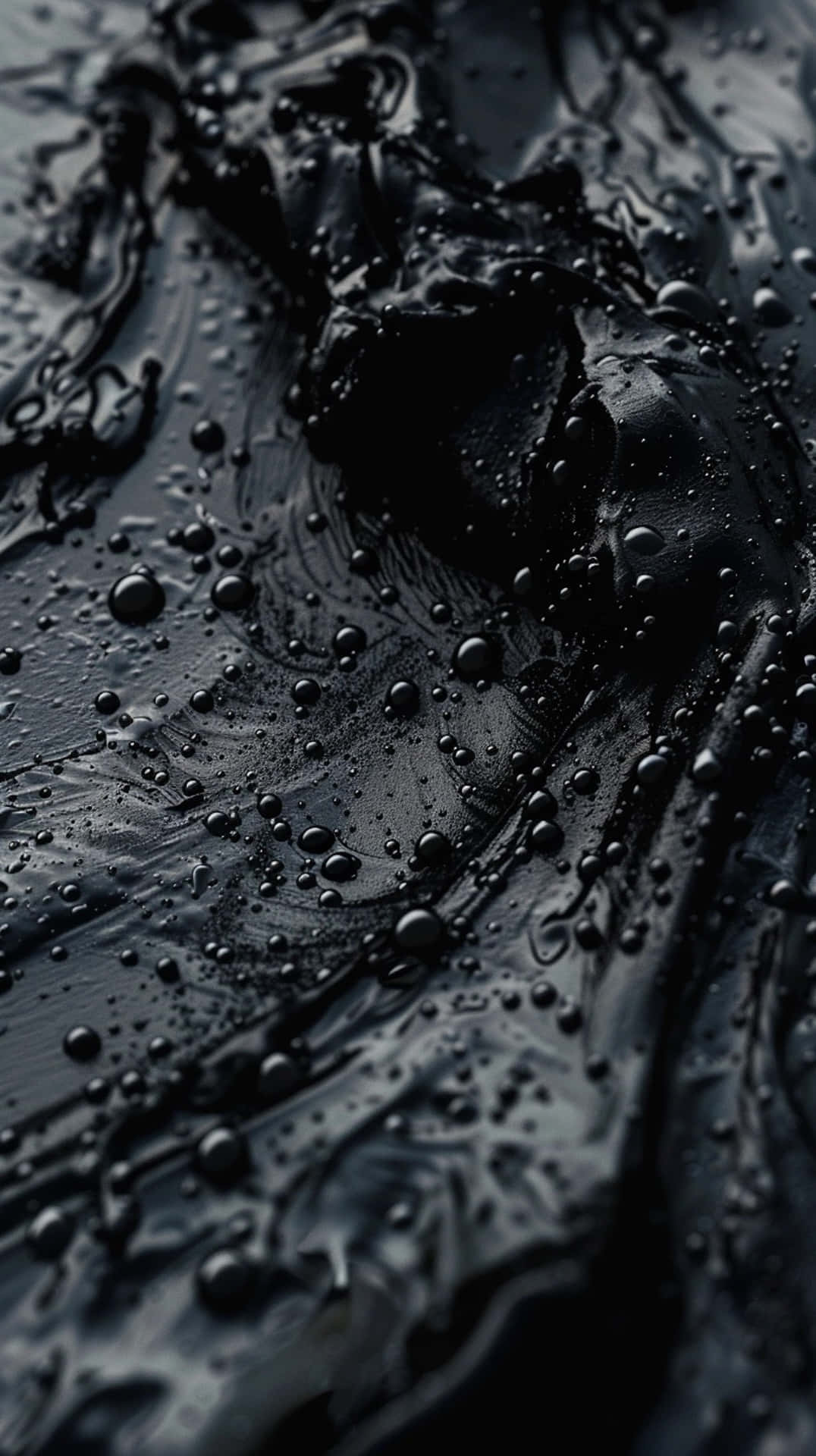Black Texturewith Water Droplets Wallpaper