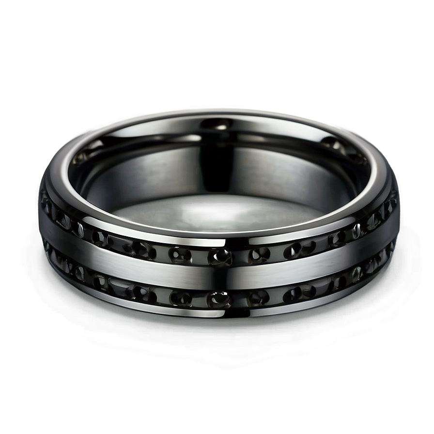 Black Titanium Rings Png Dmy PNG