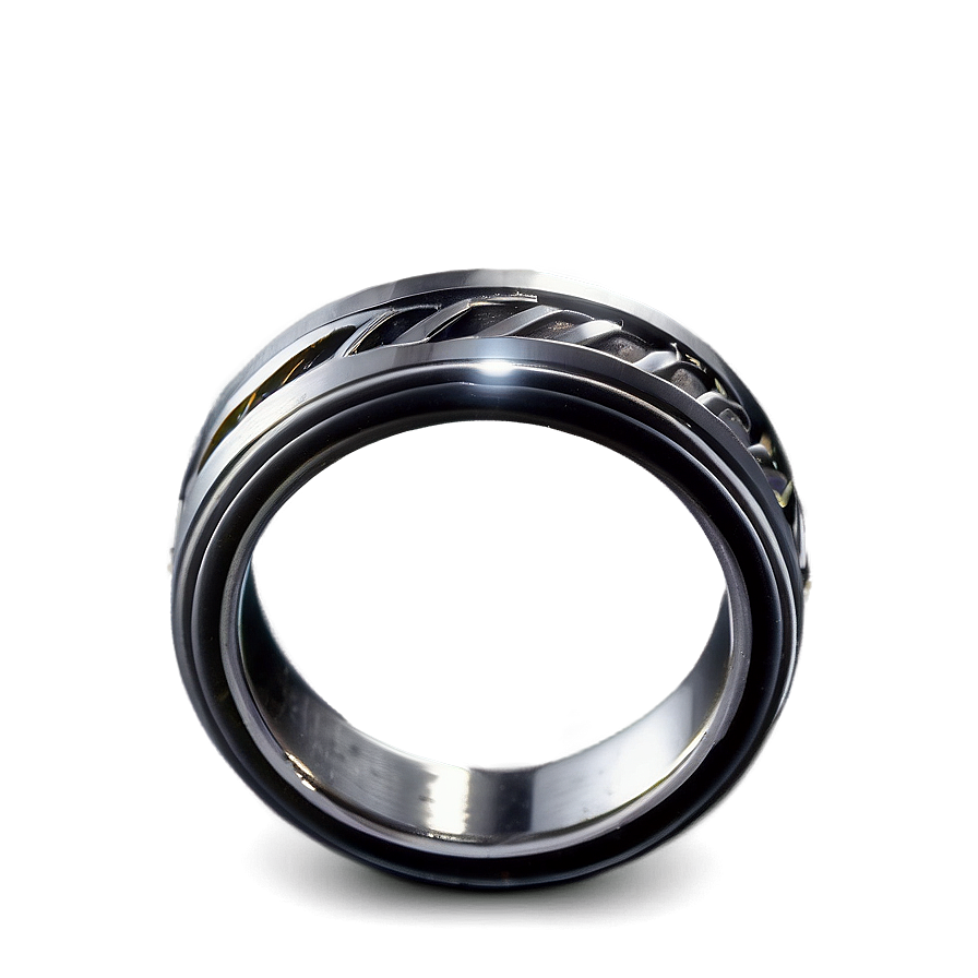 Black Titanium Rings Png Usx46 PNG