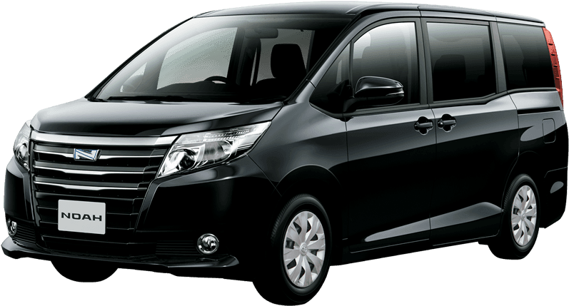 Black Toyota Noah Minivan PNG