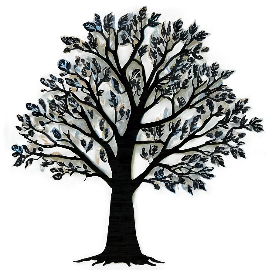 Black Tree A PNG