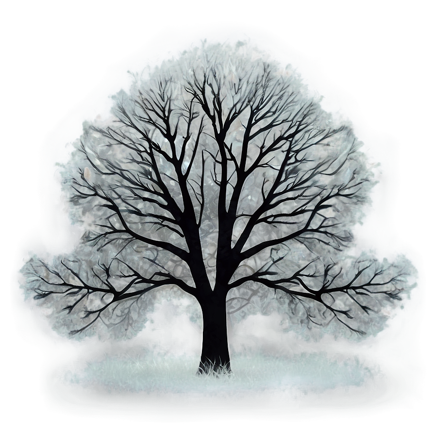 Black Tree In Fog Png Wpl7 PNG