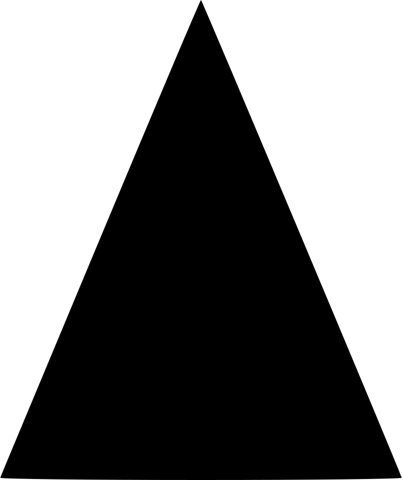 Black Triangle Graphic PNG