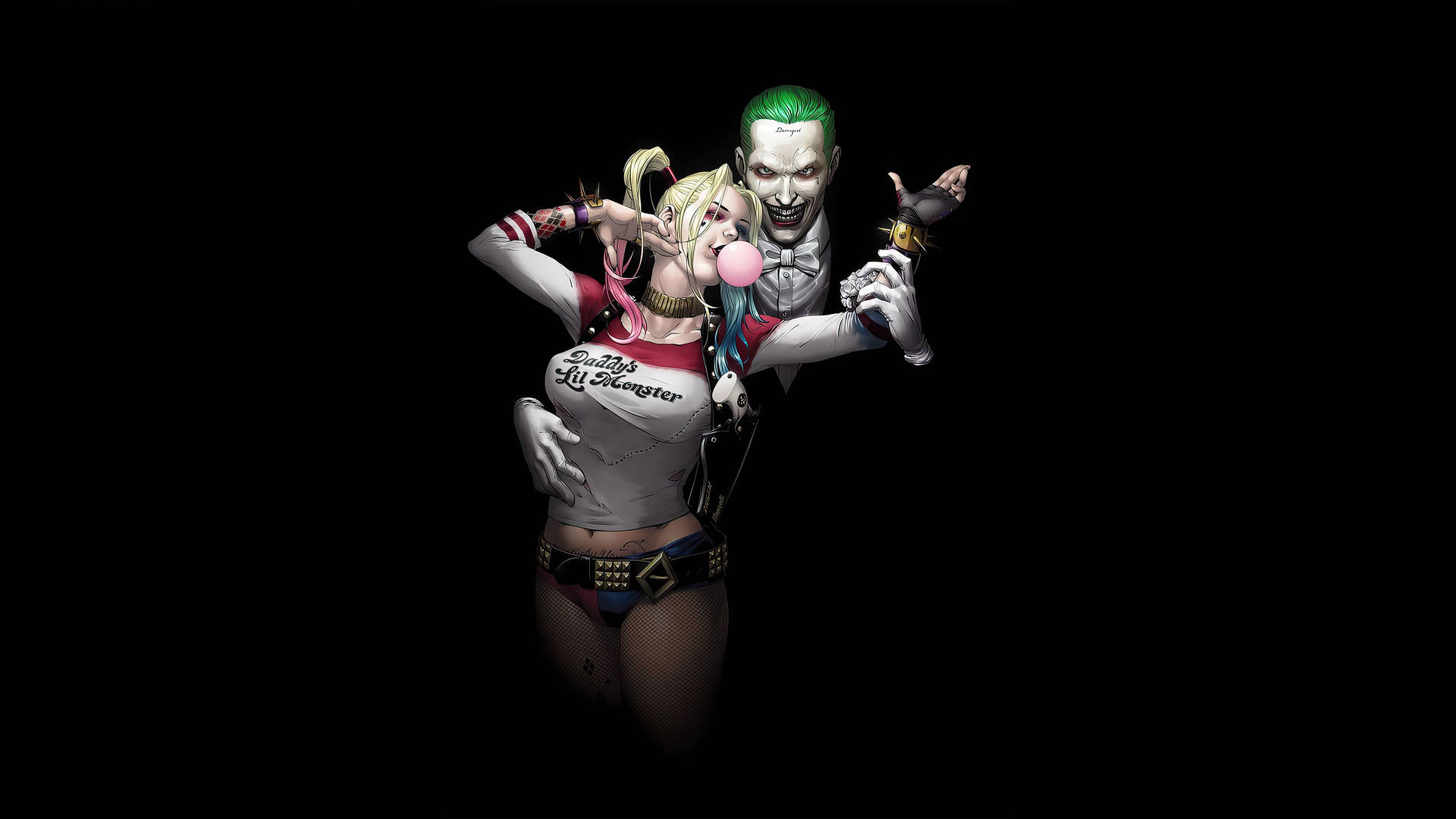 Black Ultra Hd Joker And Harley Quinn