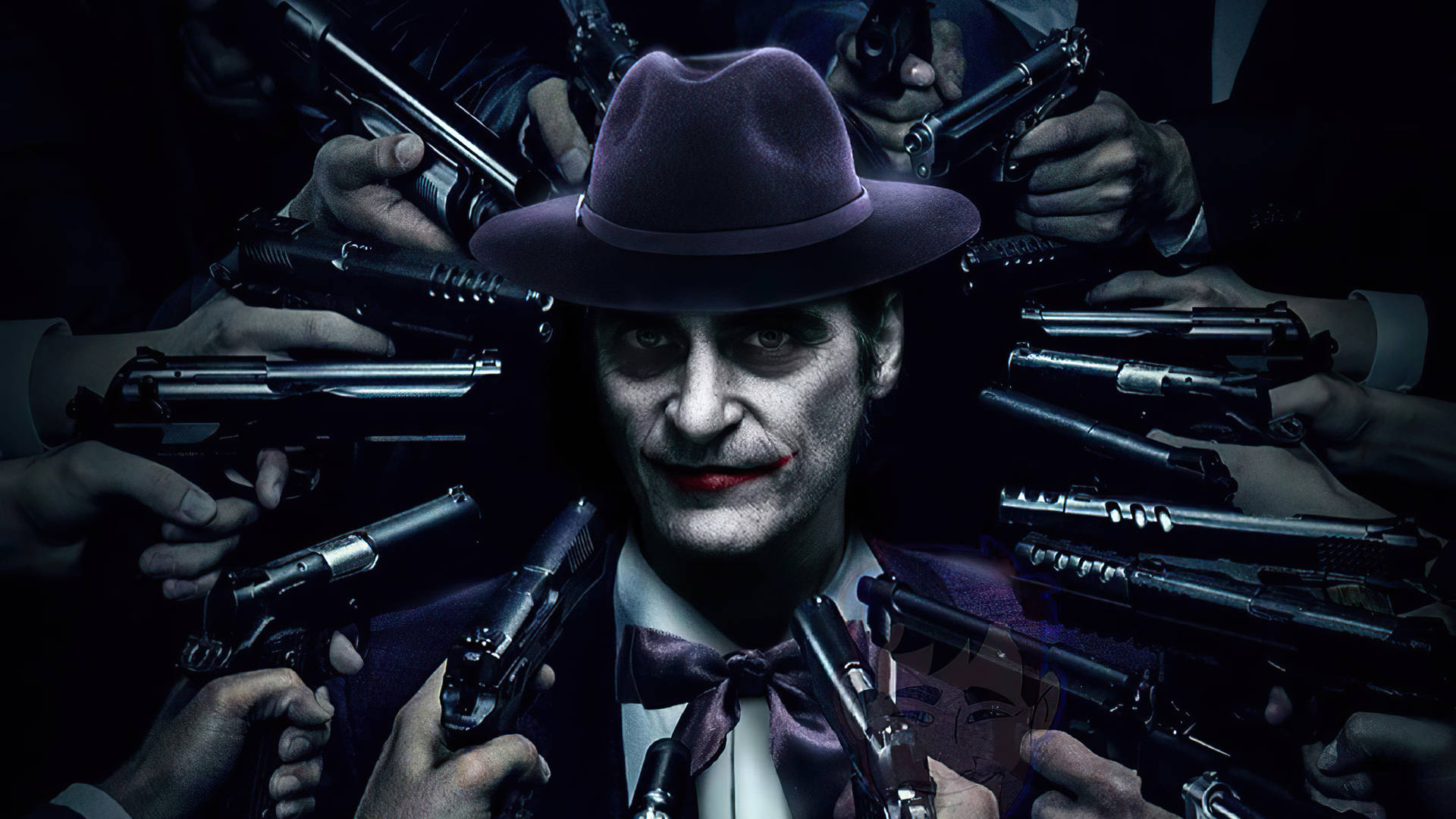 Black Ultra Hd Joker Como Um Gangster Papel de Parede