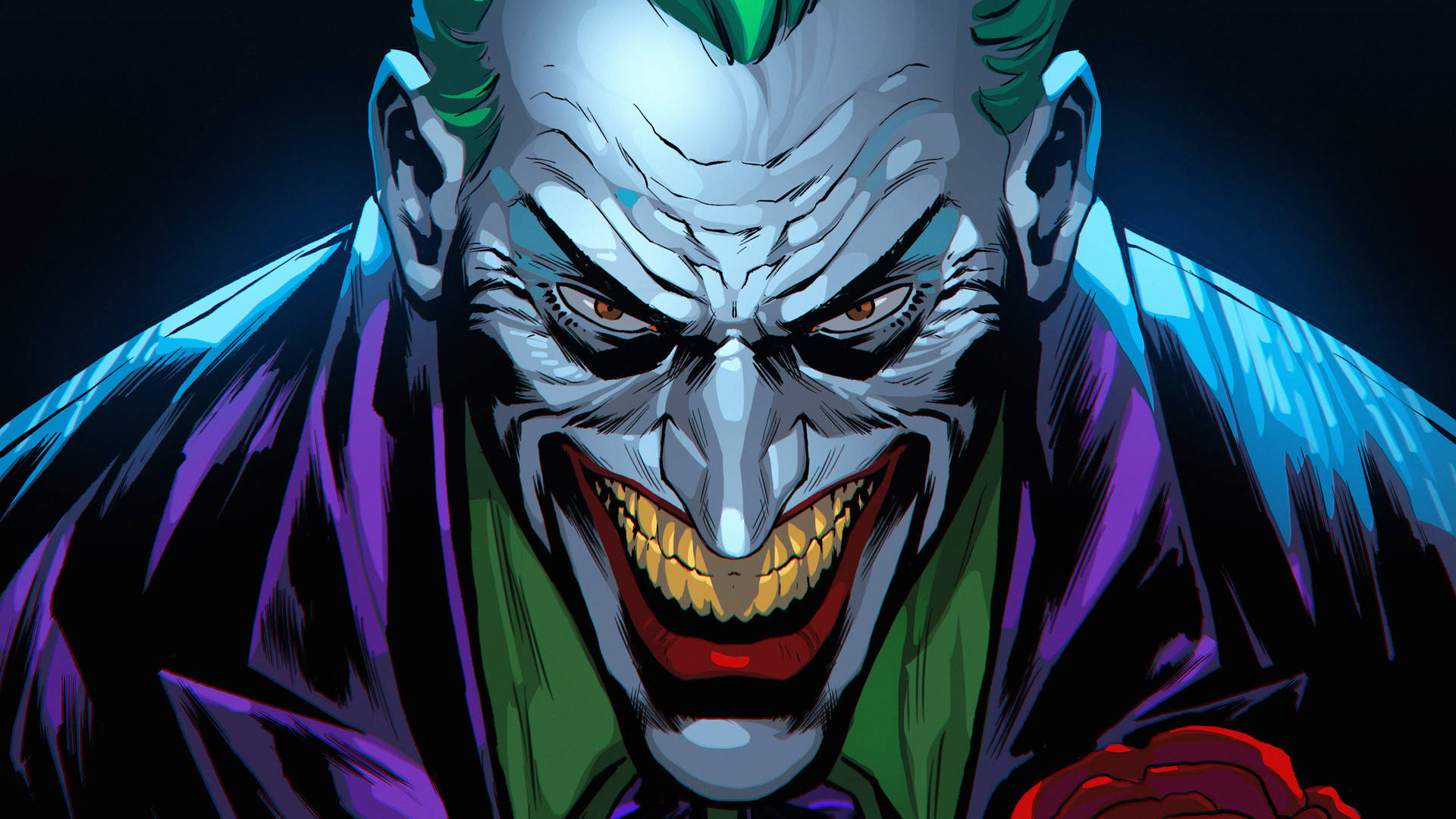 Black Ultra Hd Joker Iconic Smile